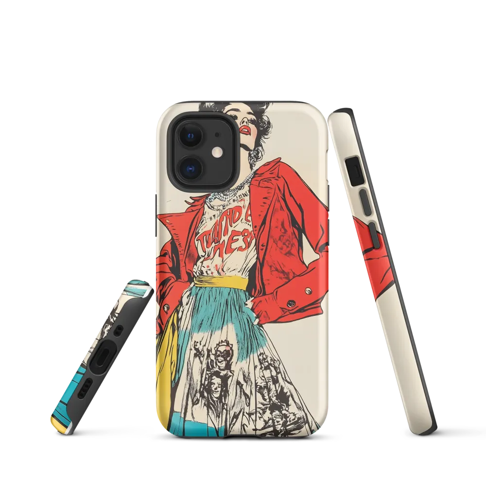 Vibrant Elegance: A Pop Art Fashion Statement