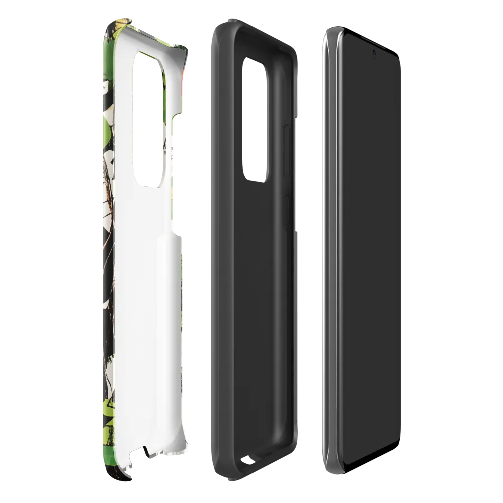 Nature's Geometry: A Contemporary Collage | Phone Case |  S20 Ultra | Tough Case | Glossy