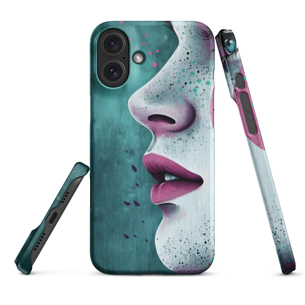 Modern Serenity in Profile | Phone Case |  16 Plus | Snap Case | Matte