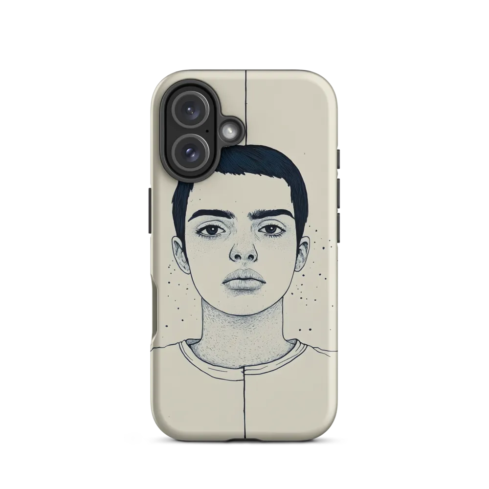 Embodying Serenity: A Contemporary Portrait | Phone Case |  16 | Tough Case | Matte