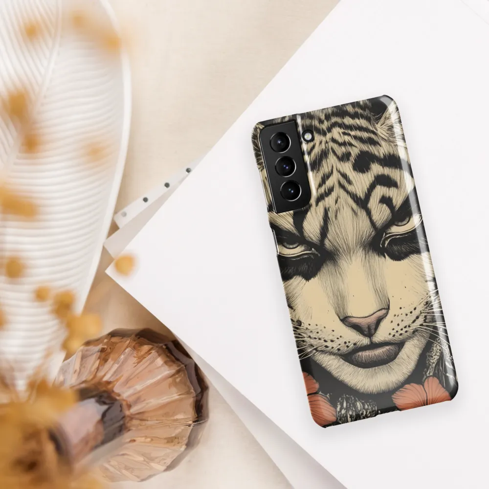 Feline Majesty: The Human-Leopard Connection | Phone Case |  S21 Plus | Snap Case | Glossy