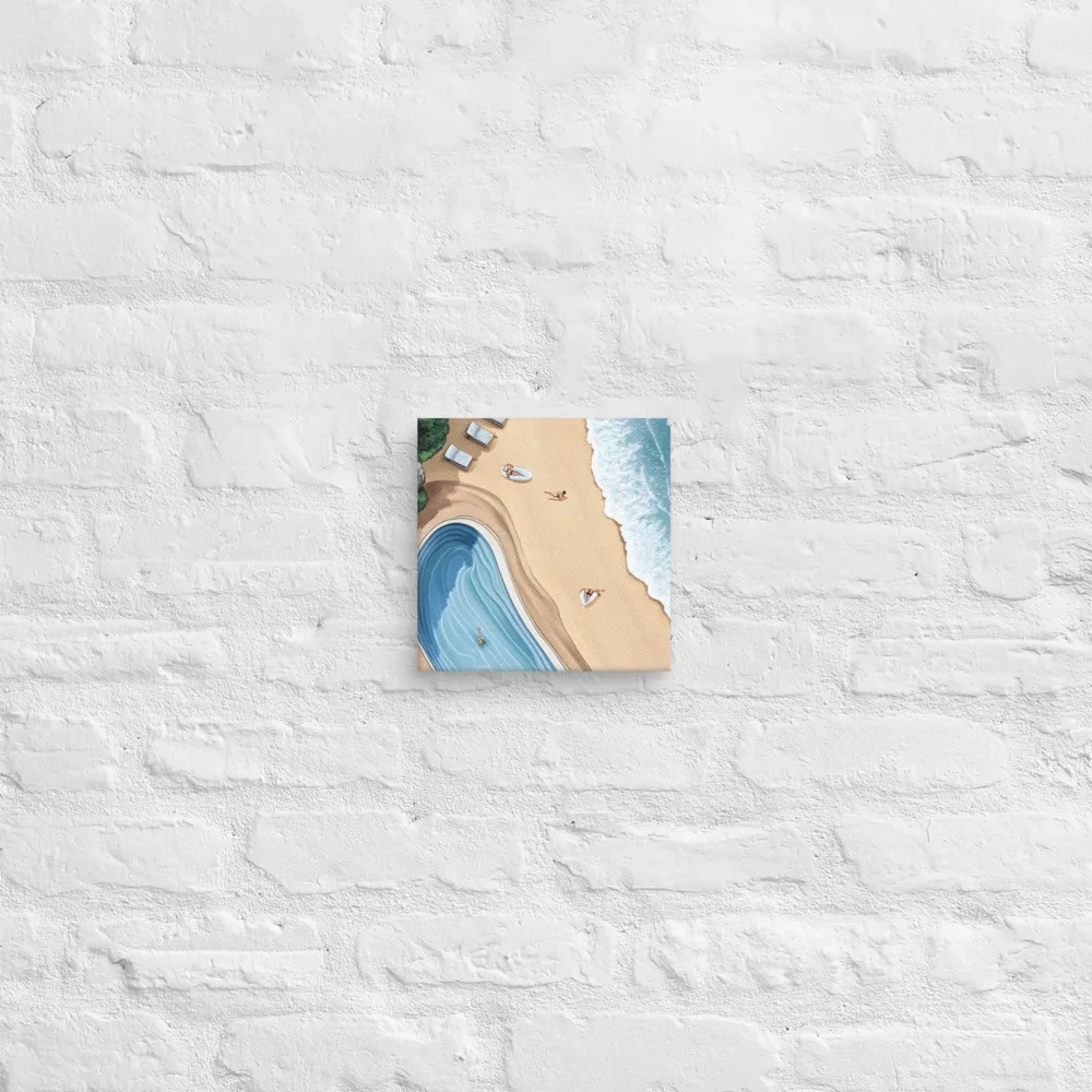 Serenity by the Shore | Canvas | 8″×8″
