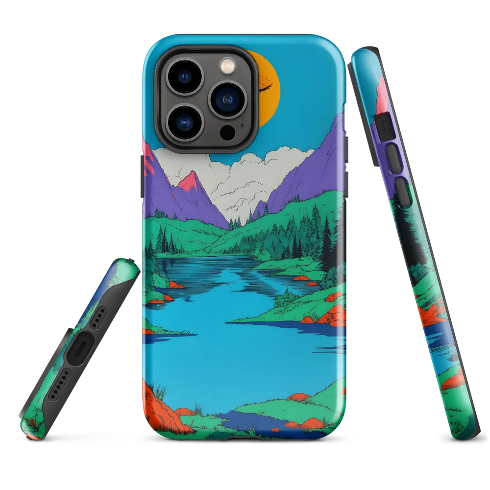 Whimsical Serenity in Vibrant Colors