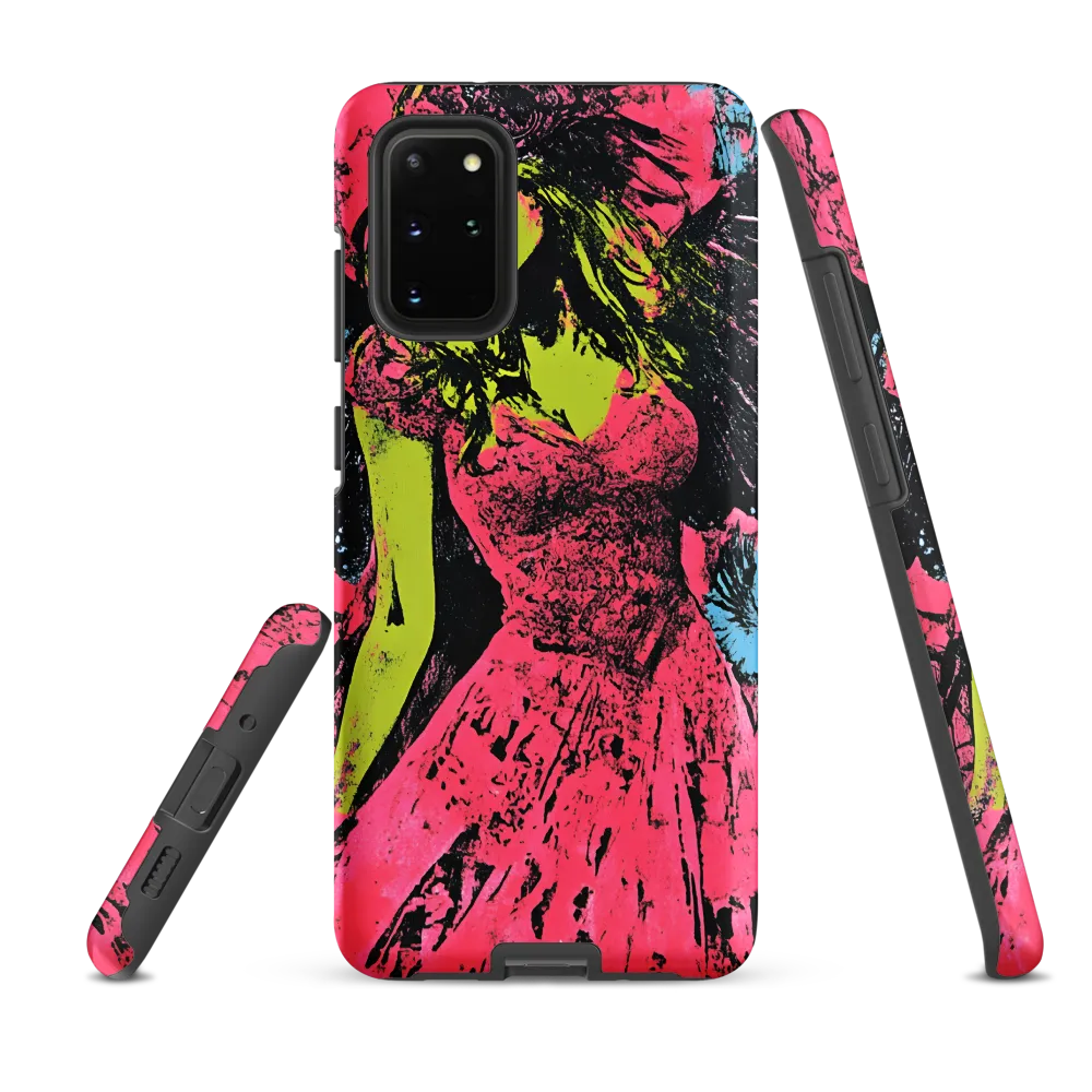 Mystical Angel in Neon Dreams
