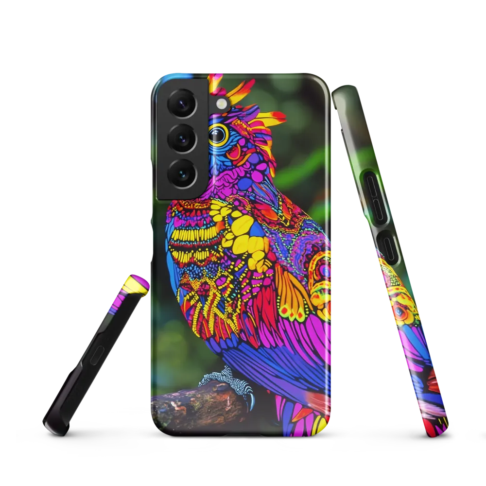 Vibrant Psychedelic Parrot