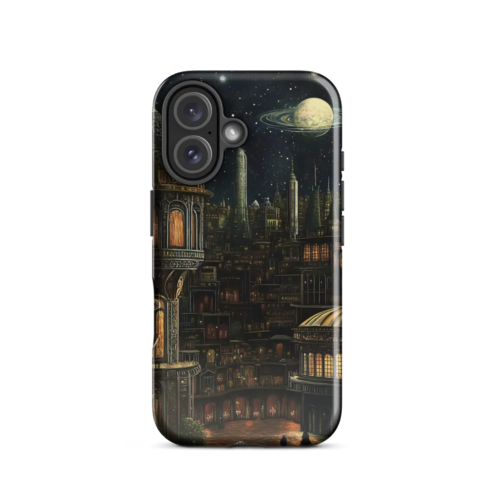 Celestial Enigma: A Surreal Cityscape