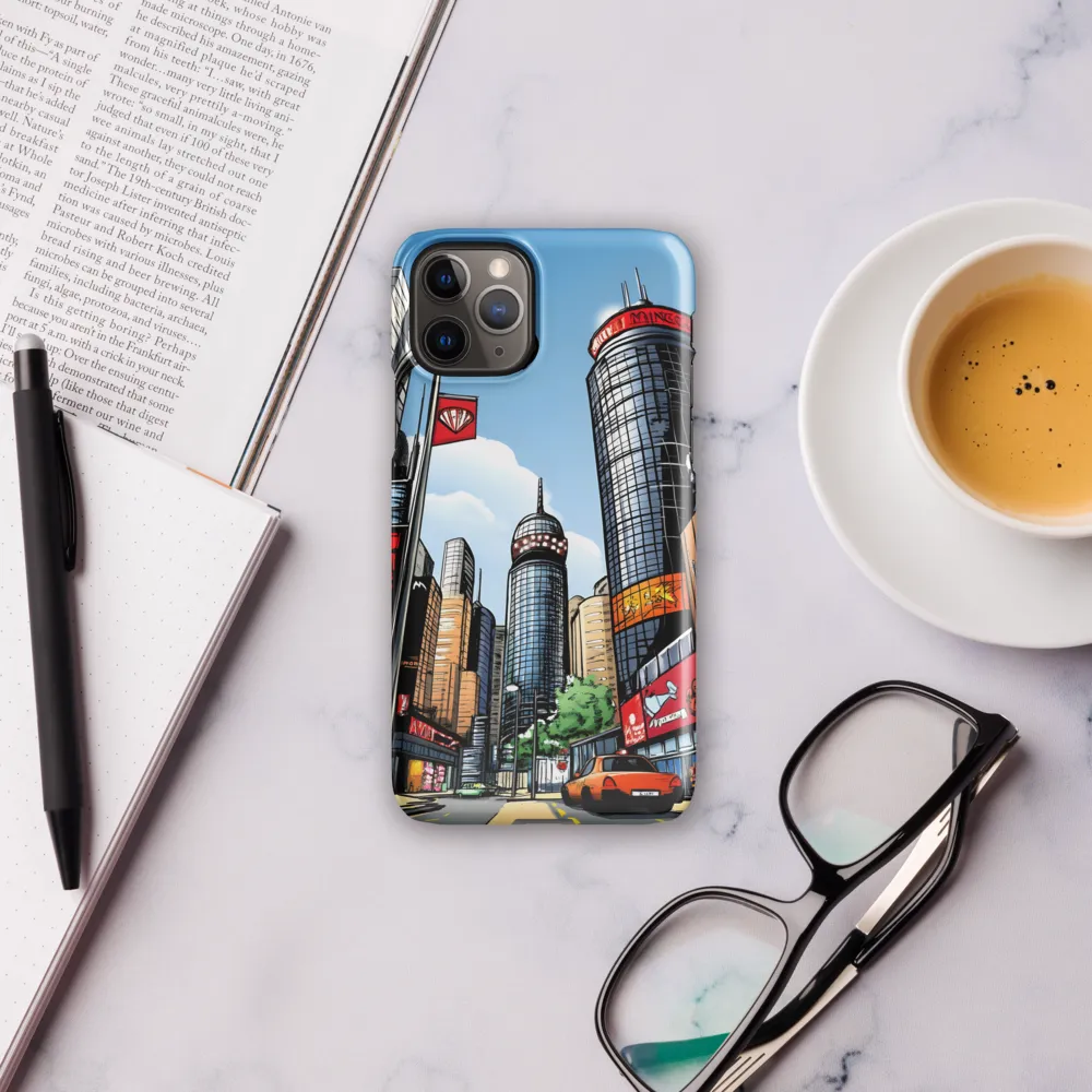 Urban Pulse: A Comic Cityscape | Phone Case |  11 Pro | Snap Case | Glossy