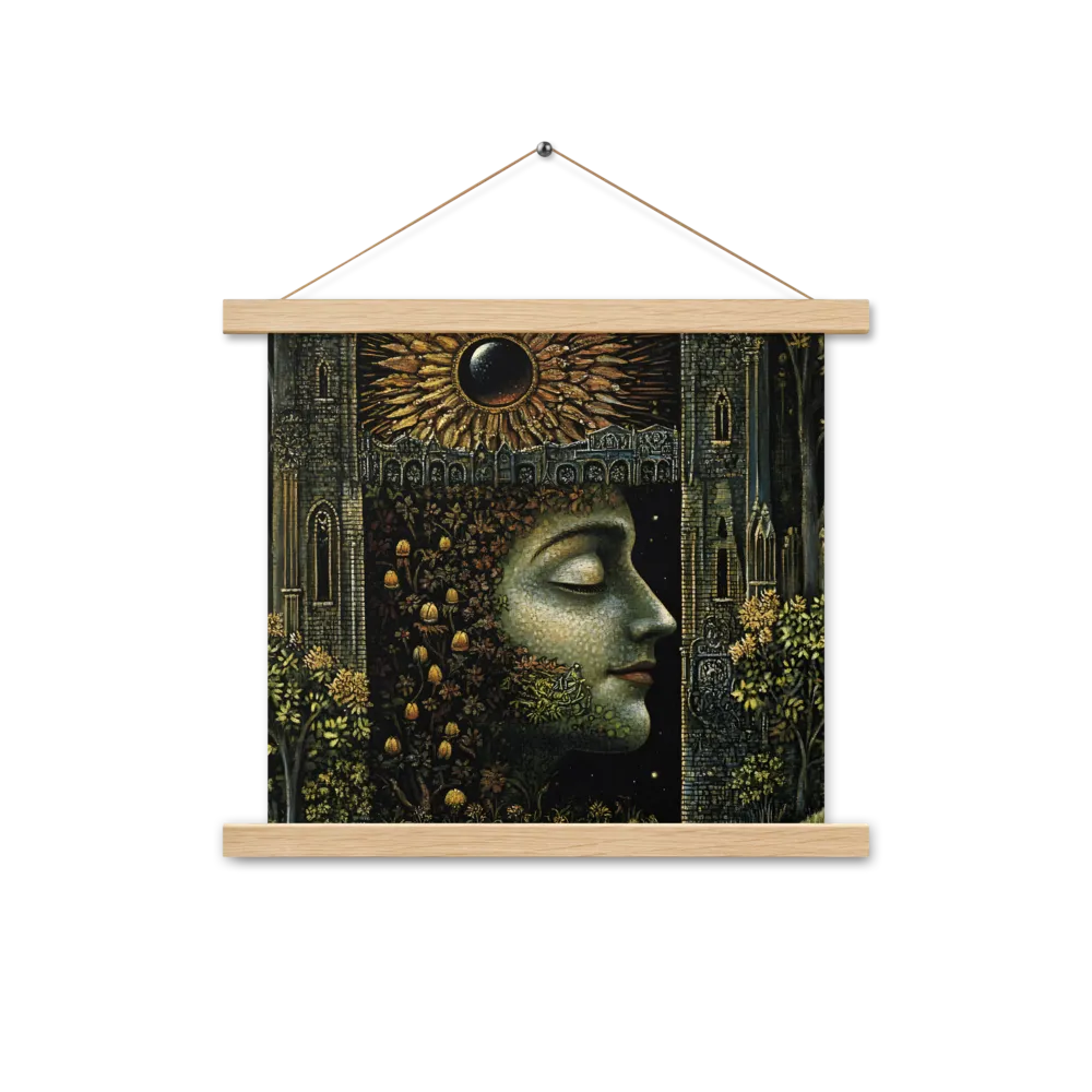 Nature’s Embrace: The Infinite Connection | Poster With Oak Wood Hanger | 14″×14″