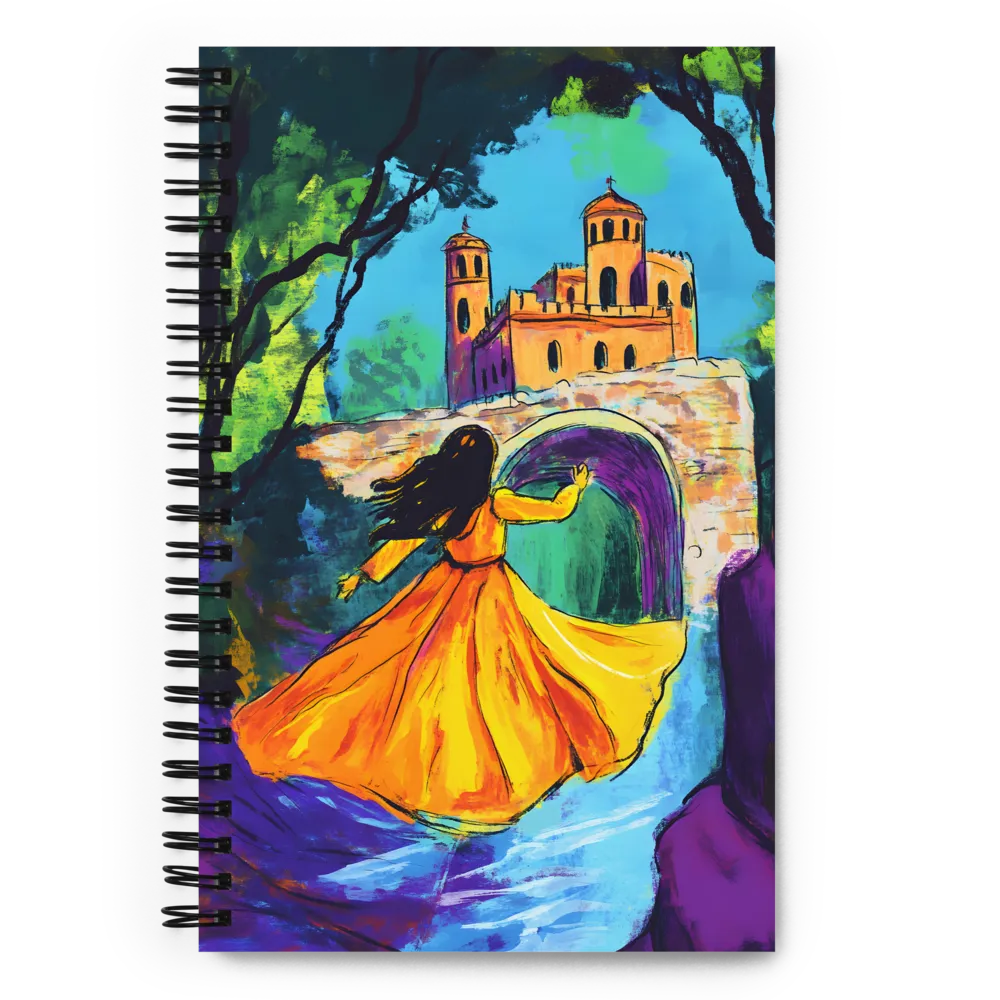 Dance of Dreams: Journey to the Castle | Spiral Notebook