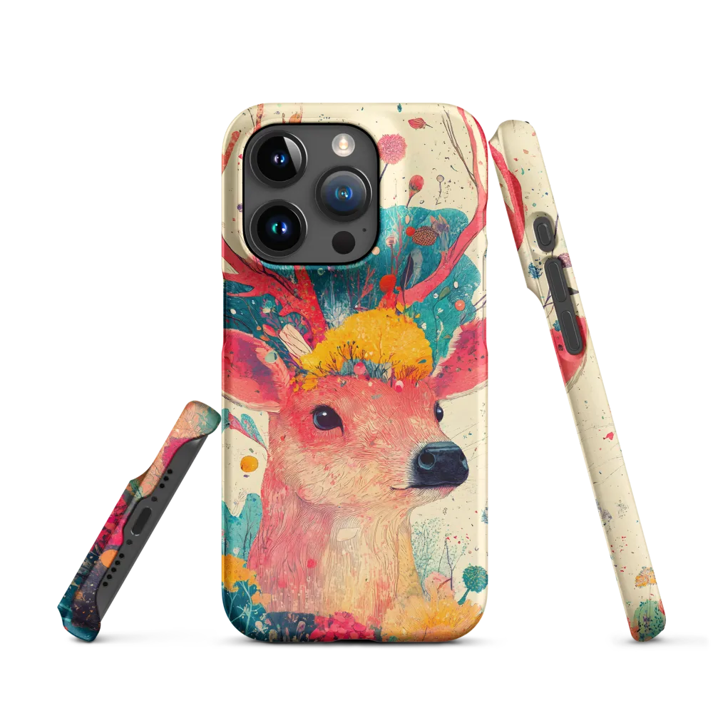 Whimsical Harmony: A Deer in Bloom