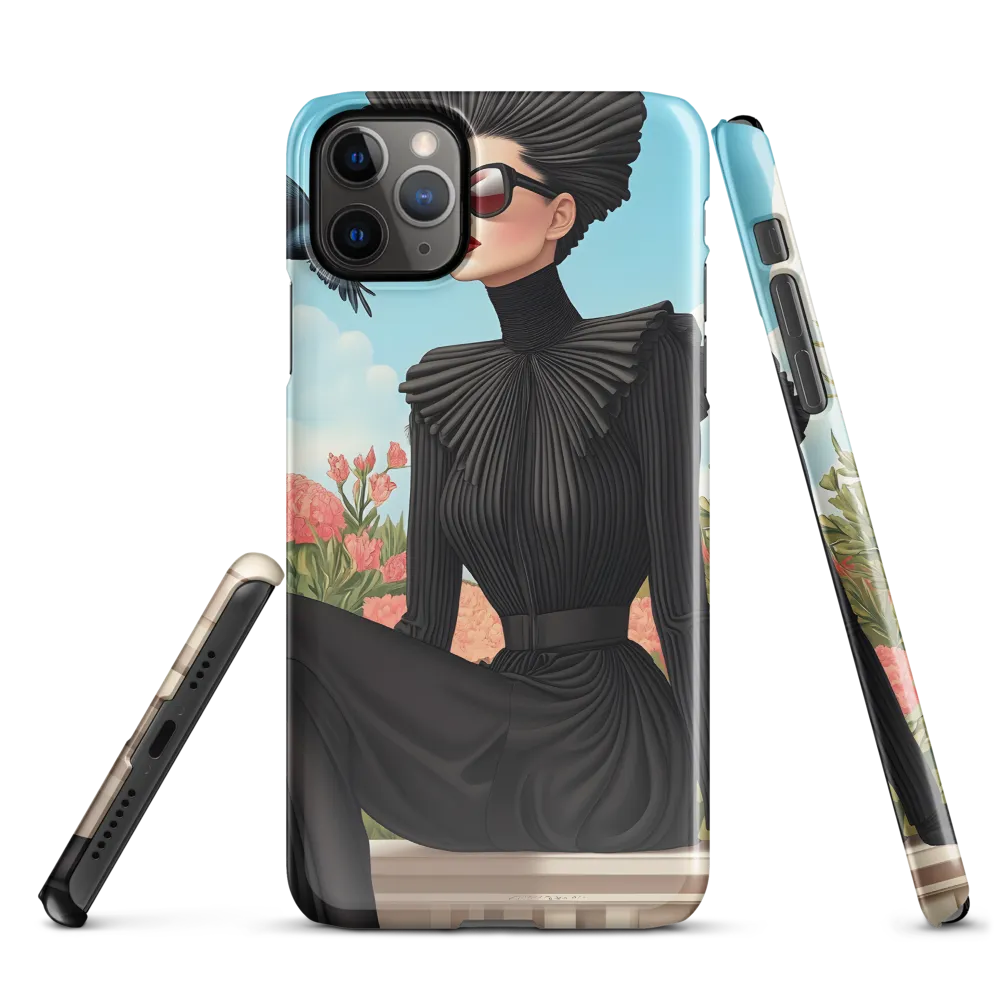 Chic Elegance in Bloom | Phone Case |  11 Pro Max | Snap Case | Glossy