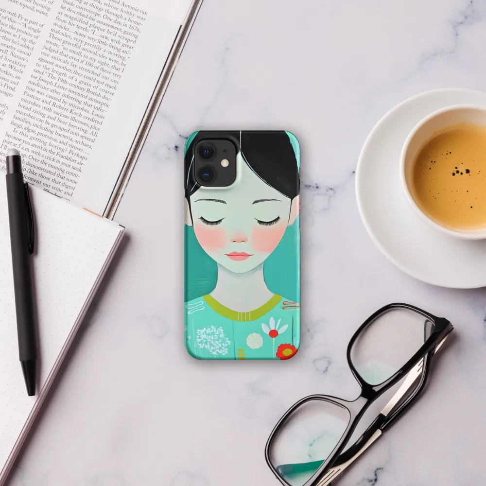 Tranquil Blossom | Phone Case |  12 Mini | Snap Case | Matte