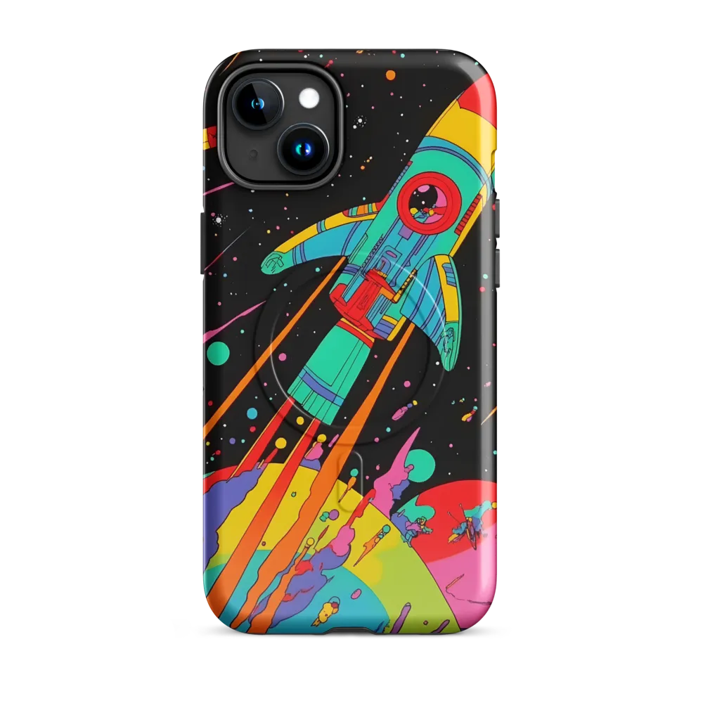 Cosmic Voyage: The Neon Lift-Off