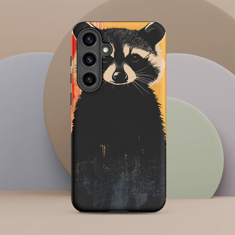 Whimsical Raccoon Portrait