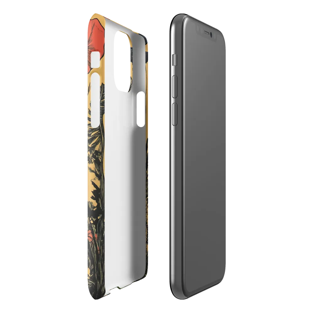 Floral Majesty: The Elephant's Sanctuary | Phone Case |  11 Pro | Snap Case | Glossy