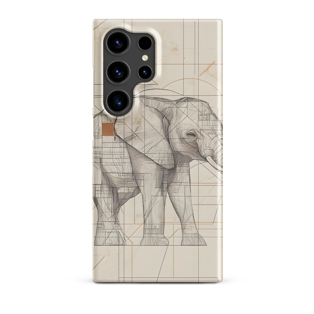 Geometric Elegance: The Steel Elephant
