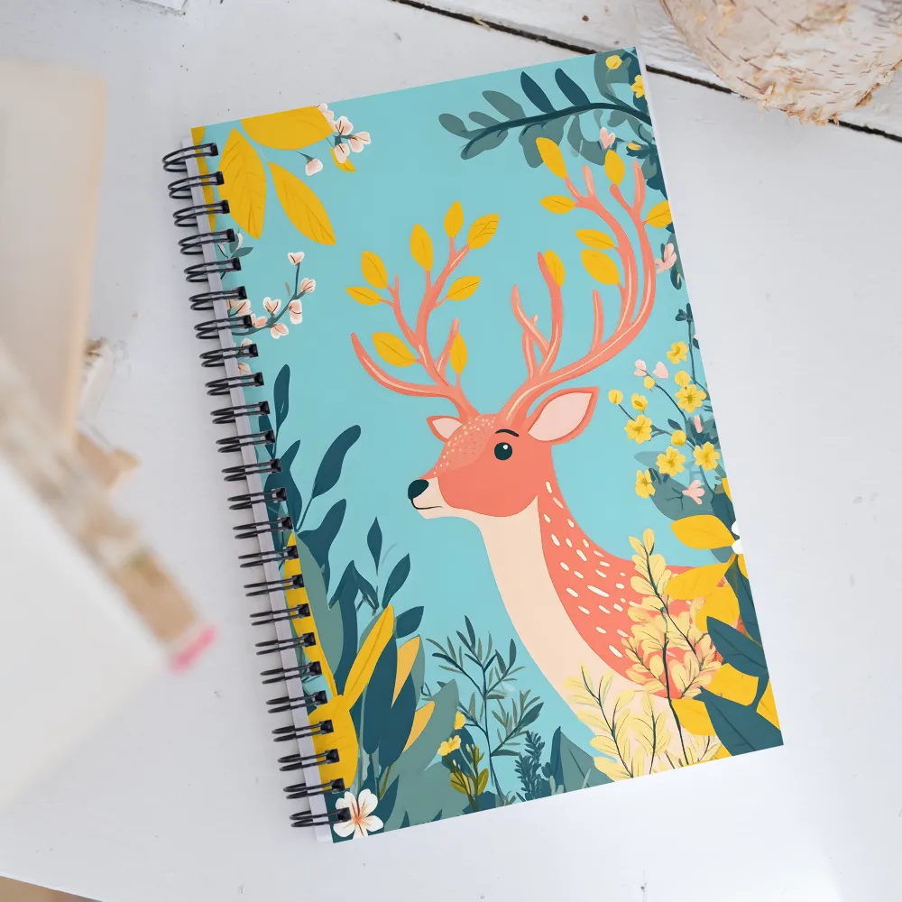 Whimsical Forest Guardian | Spiral Notebook