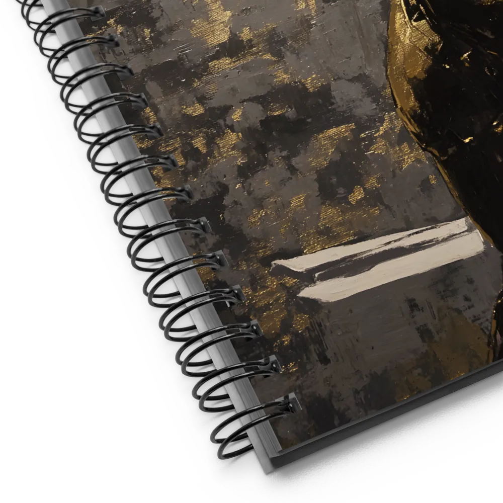 Reflections of Gold | Spiral Notebook