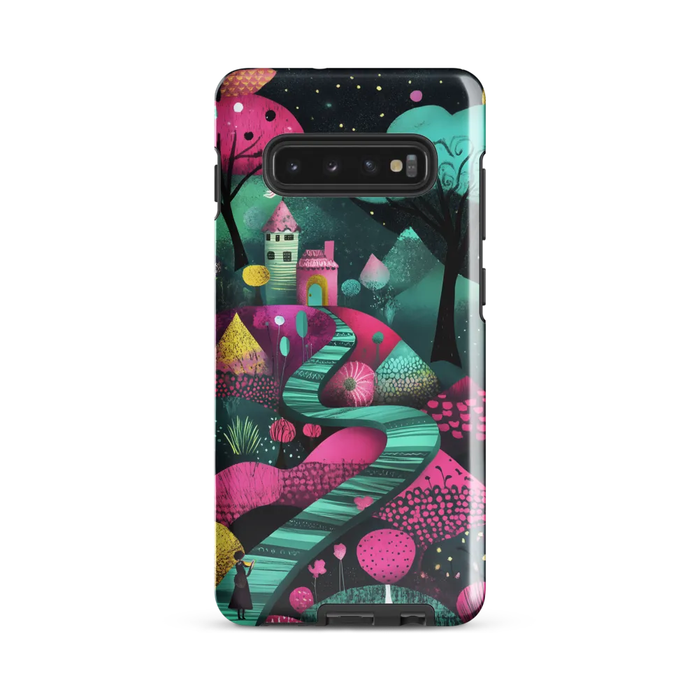 Whimsical Journey through Colorful Lands | Phone Case |  S10 Plus | Tough Case | Glossy