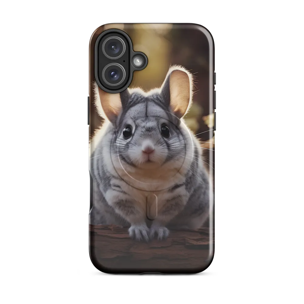 Curious Chinchilla in the Forest