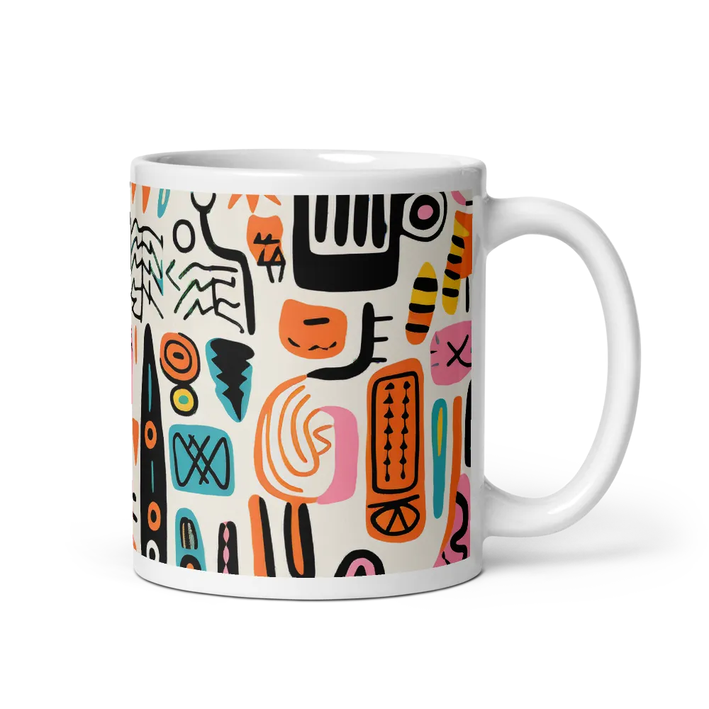 Kaleidoscope of Shapes | Mug with White inside | 11 oz