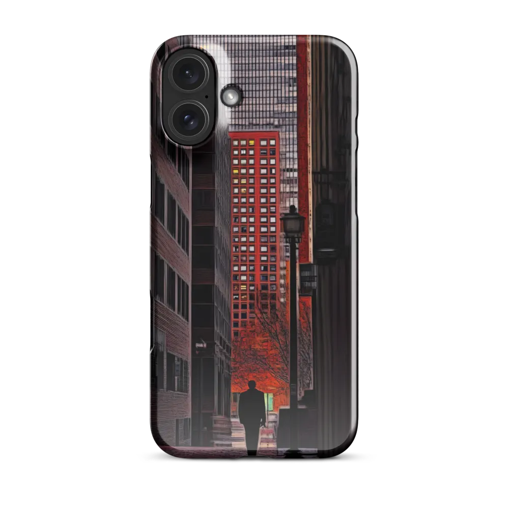 Solitude in the City | Phone Case |  16 Plus | Snap Case | Glossy