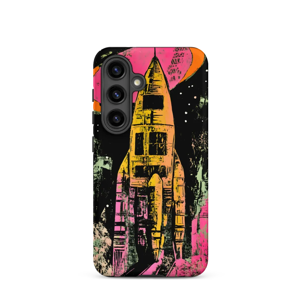 Cosmic Voyage: A Surreal Rocket Adventure