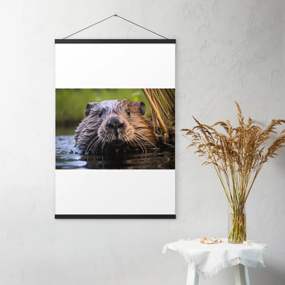 Emergence of the Beaver | Poster With Black Wood Hanger | 24″×36″