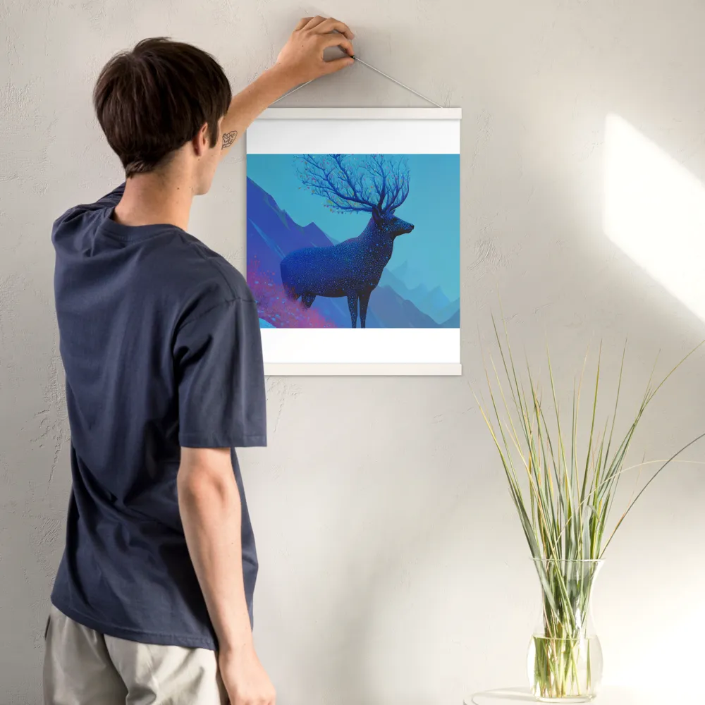 Ethereal Harmony | Poster With White Wood Hanger | 16″×20″