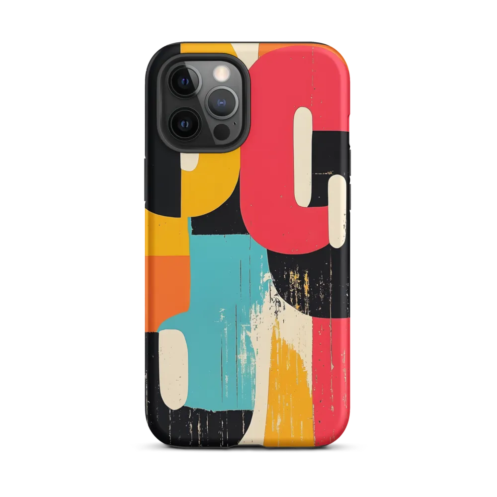 Colorful Curves: Numbers in Harmony | Phone Case |  12 Pro Max | Tough Case | Matte