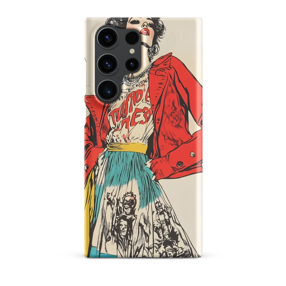 Vibrant Elegance: A Pop Art Fashion Statement