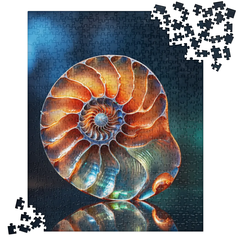 Elegance of the Nautilus Shell | Jigsaw Puzzle | 520 pieces