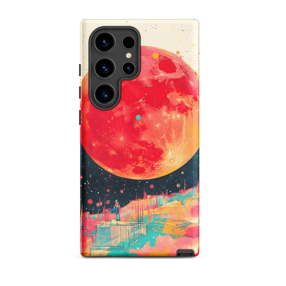 Crimson Dreams: A Lunar Exploration