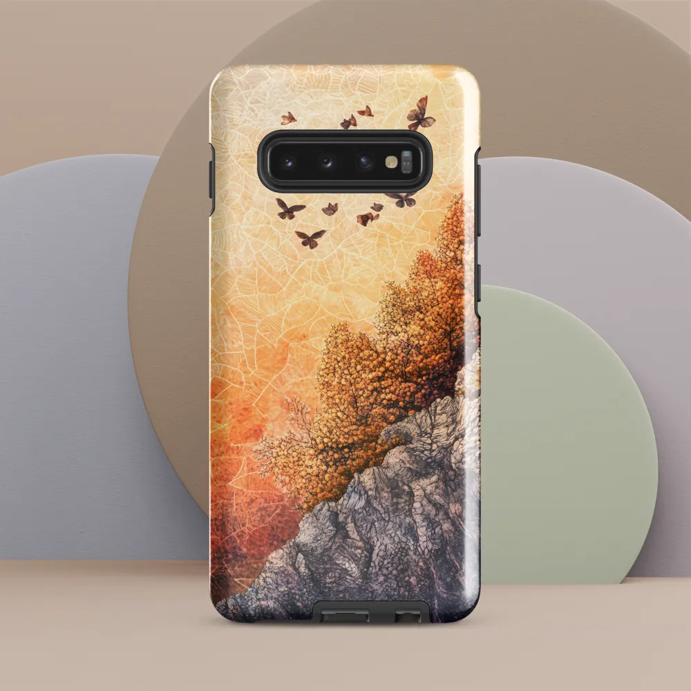 Fluttering Dreams of Serenity | Phone Case |  S10 Plus | Tough Case | Glossy