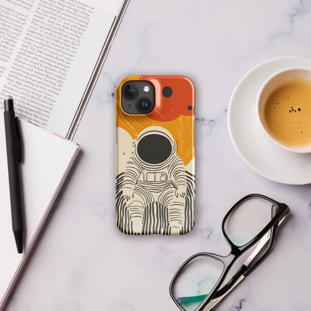 Astronaut in Cosmic Thoughts | Phone Case |  15 | Snap Case | Glossy