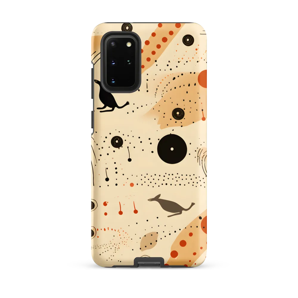Playful Patterns in Earth Tones | Phone Case |  S20 Plus | Tough Case | Matte