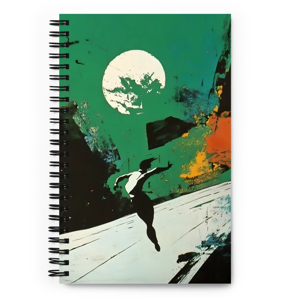 Chasing the Moon | Spiral Notebook