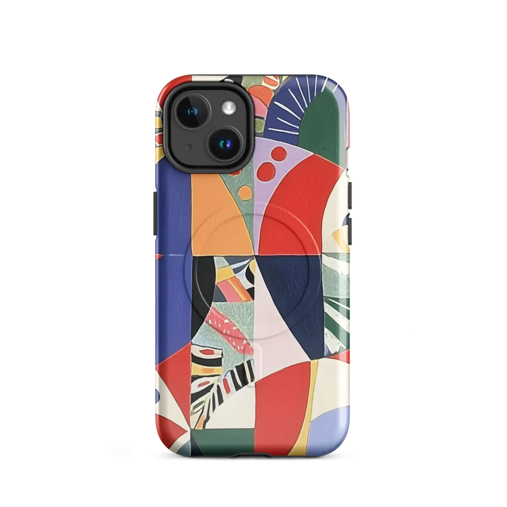 Dynamic Mosaic Symmetry | Phone Case |  14 | MagSafe® Tough Case | Glossy
