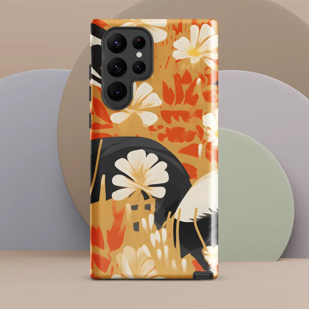 Whimsical Badgers in Bloom