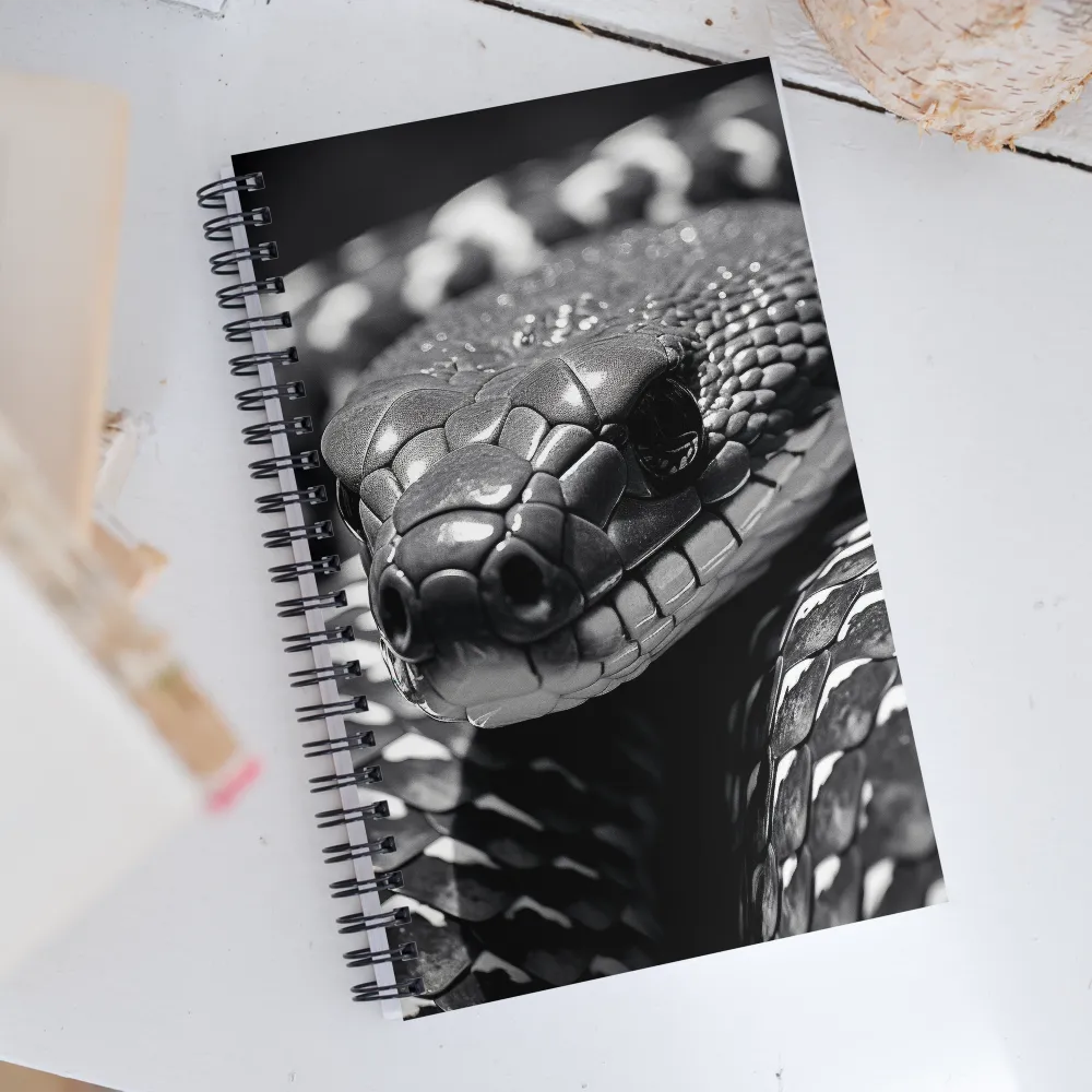 The Enigmatic Serpent | Spiral Notebook