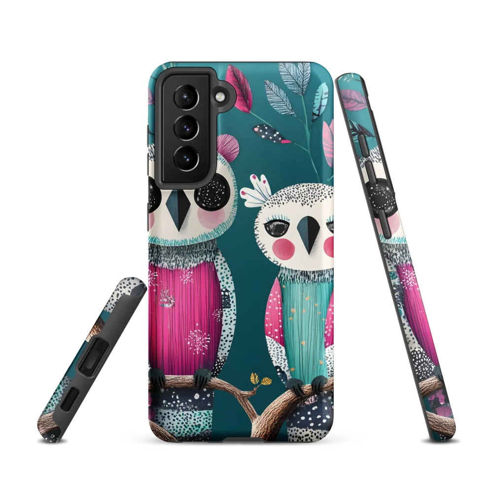 Whimsical Duo: A Celebration of Nature and Color