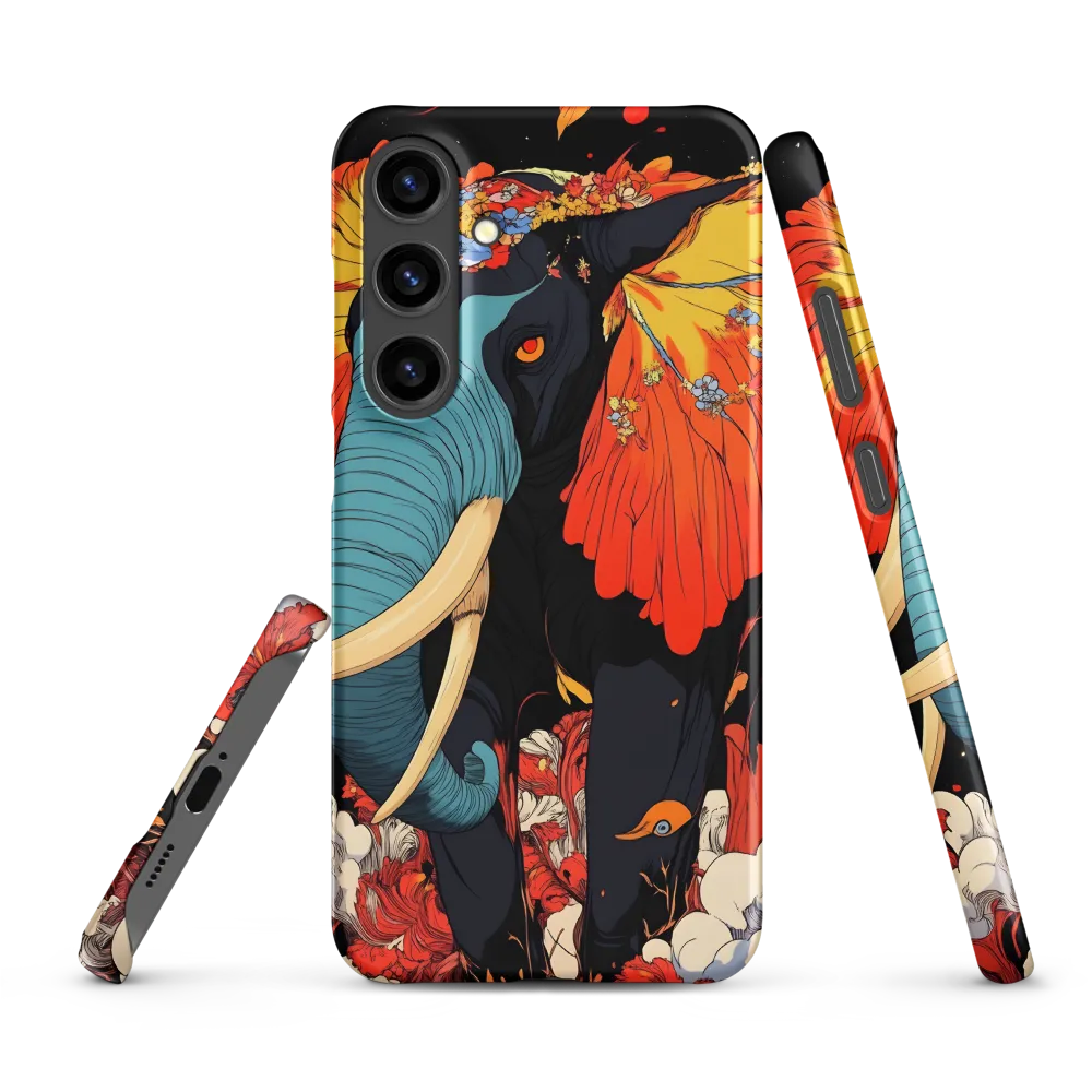 Majesty of the Floral Elephant | Phone Case |  S24 Plus | Snap Case | Matte