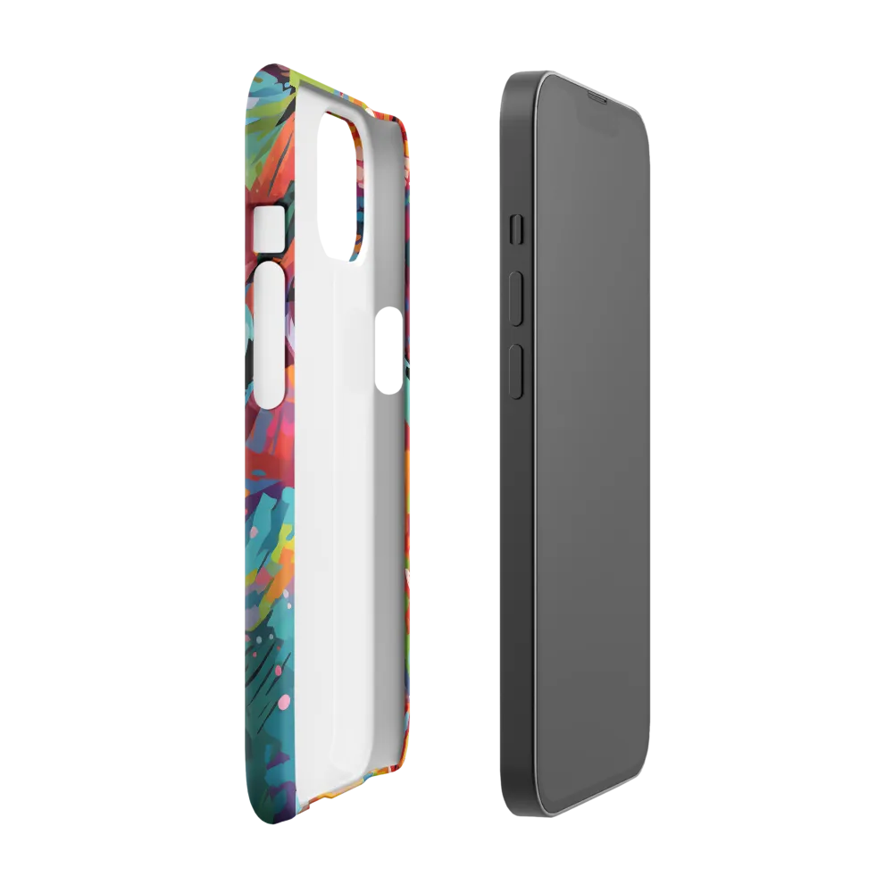 Colorful Lizard: An Abstract Adventure | Phone Case |  13 | Snap Case | Glossy