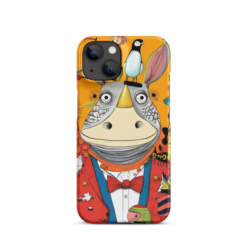 Whimsical Rhinoceros: A Playful Encounter