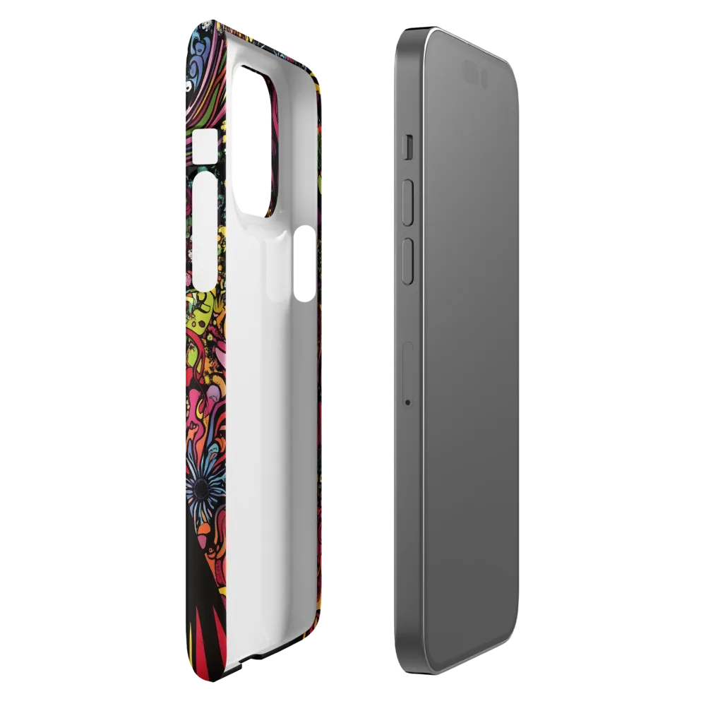 Mystical Flora: A Psychedelic Dream | Phone Case |  14 Pro Max | Snap Case | Matte