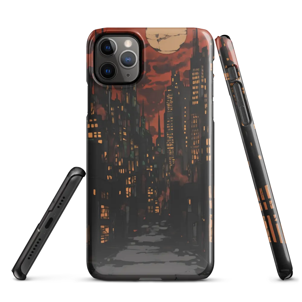 City of Shadows: An Urban Nocturne | Phone Case |  11 Pro Max | Snap Case | Glossy