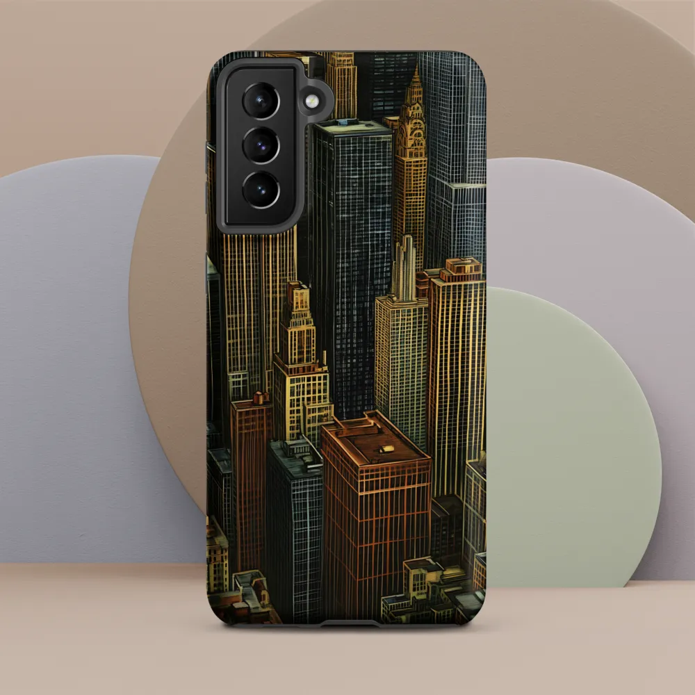 Urban Elegance: A Golden Cityscape