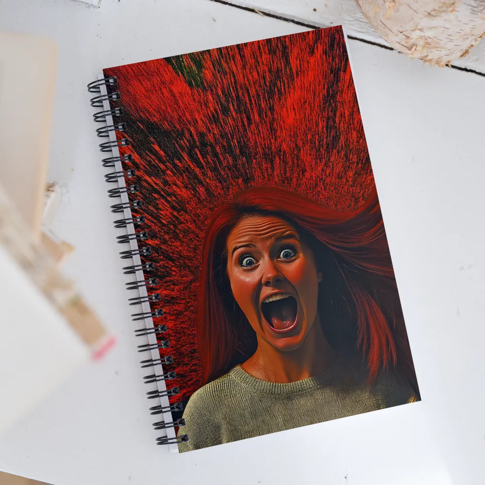 Eruption of Emotion | Spiral Notebook