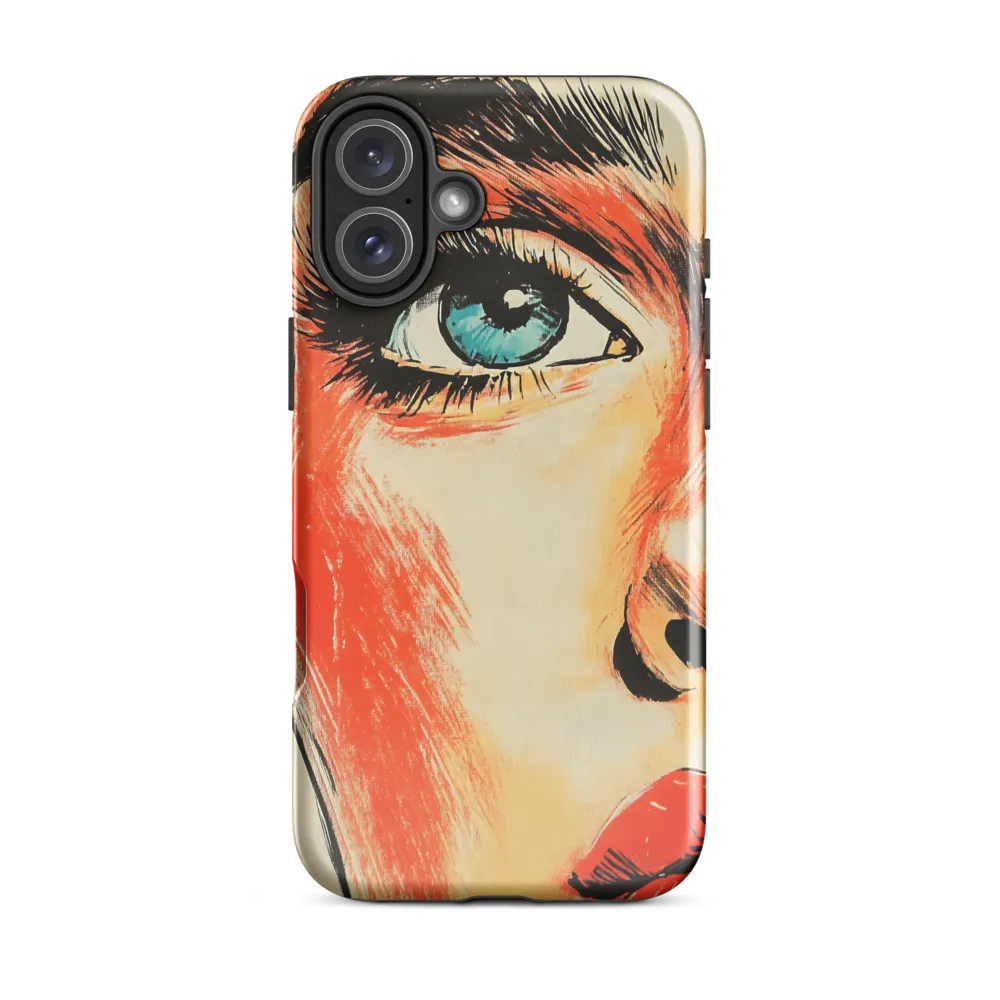 Intense Gaze: A Pop Art Portrait
