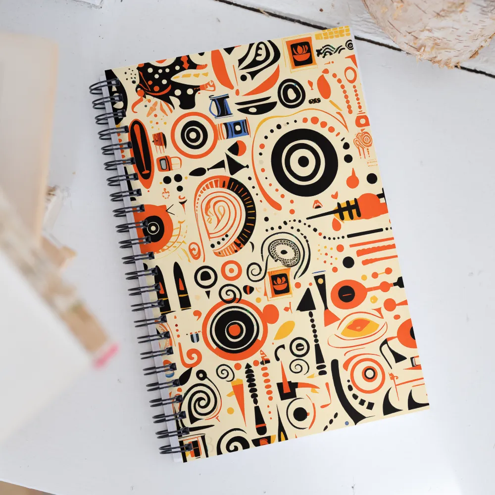 Rhythms of Geometry | Spiral Notebook